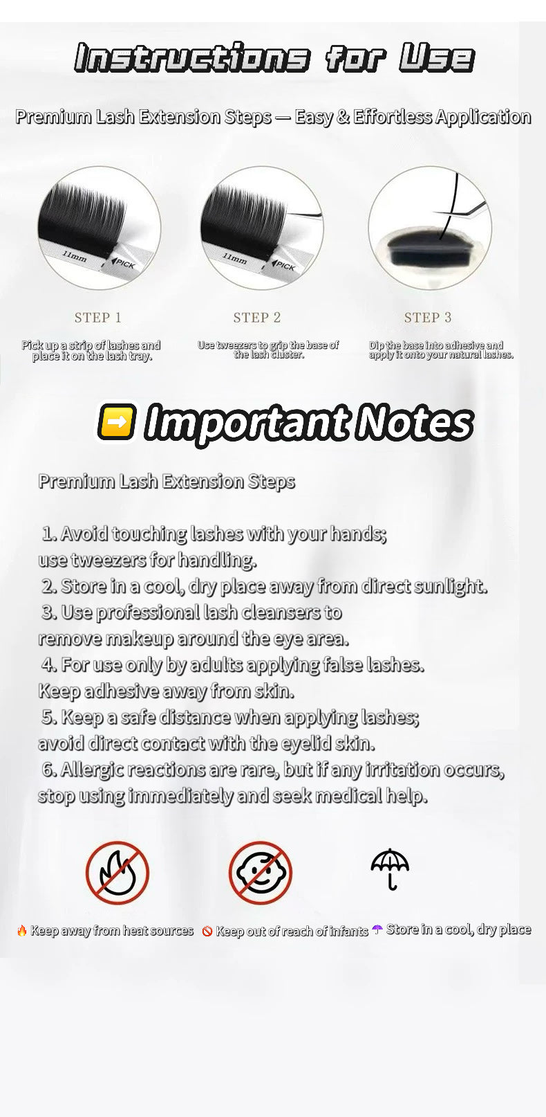 Lash fibers｜Lower Lash Series Bundle