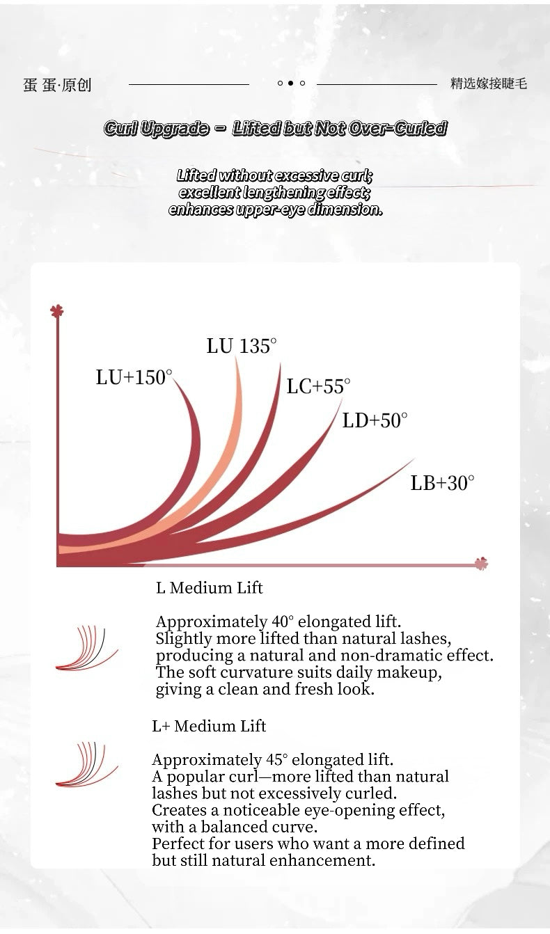 Lash fibres｜L Series – Dynamic Lift Effect Bundle